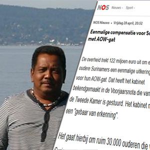Volstaat "gebaar van erkenning" voor AOW-gat Surinaamse Nederlanders?