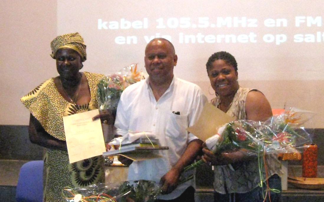 Winnaars Sranantongo dictee Amsterdam 2013