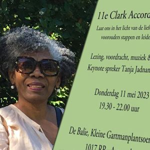 Elfde Clark Accord lezing op 11 mei in de Balie